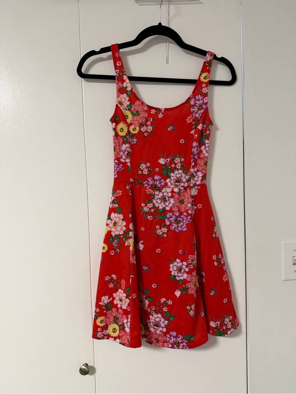 H&M Red Floral Tank Sundress